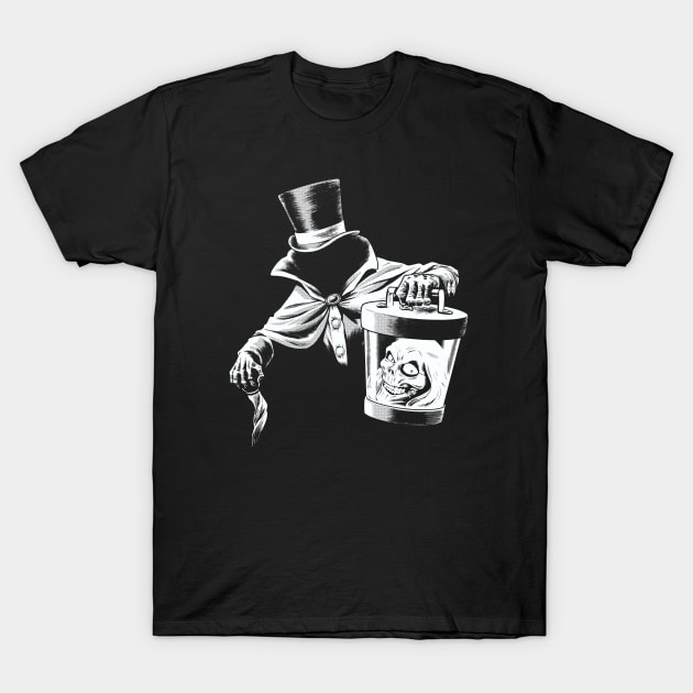 Hatbox Ghost T-Shirt by Jayship Earth